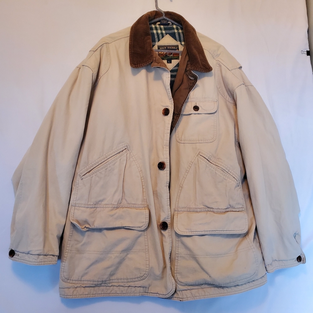 High Sierra Chore Jacket Mens Size Large Fits Like XL